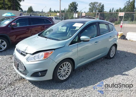 2013 Ford C-Max Hybrid Sel из США, поврежденный, VIN 1FADP5BU7DL543253